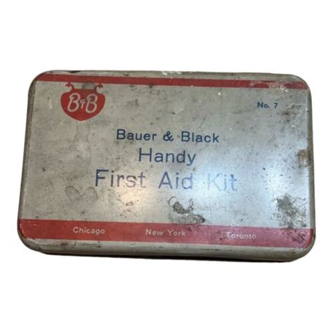 Vintage Bauer & Black Uniflex First Aid Kit No.101 